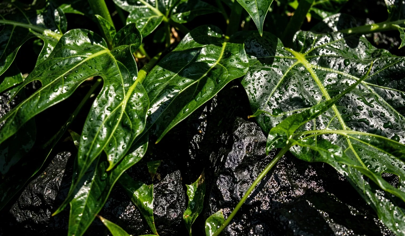 Natural botanical textures